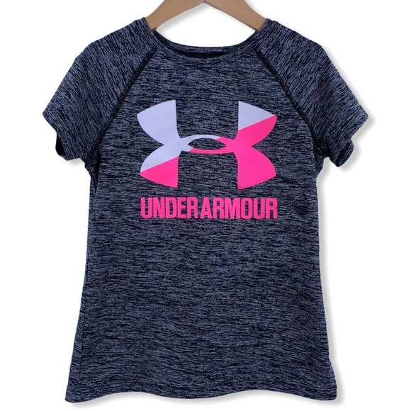 Under Armour Grey Logo Front Loose‎ Heat Gear XS - Picture 1 of 3